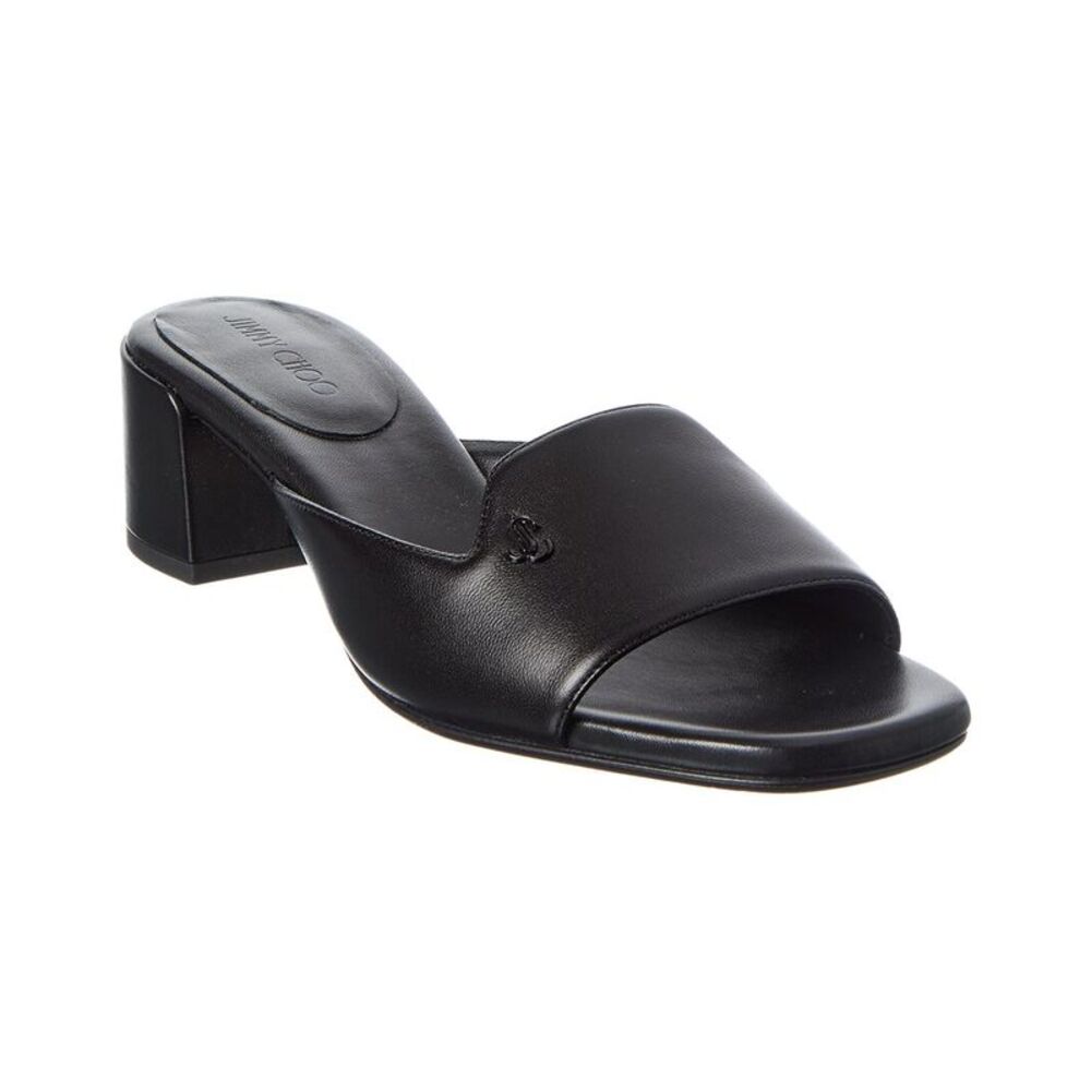 Jimmy Choo Diana 45 Leather Sandal, Black